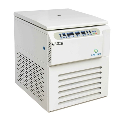 Ecrã LCD colorido piso em pé centrífuga refrigerada de grande capacidade 21000rpm