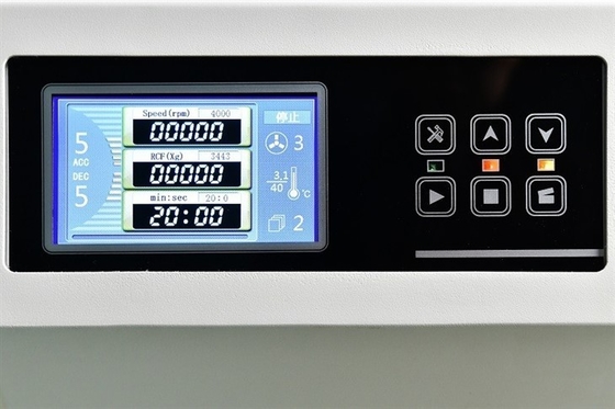 4x750ml Máquina de centrífuga refrigerada em pé 0-22000rpm Ajustável