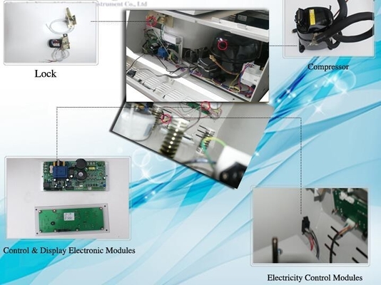 5 polegadas LCD colorido refrigeração centrífuga máquina baseado em microprocessador