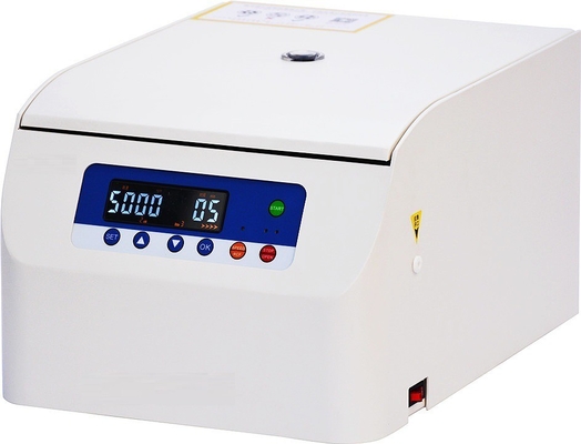 ISO CE Centrífuga de baixa velocidade 5000 rpm Max 24 tubos para laboratório