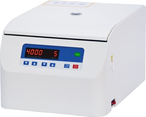 4000 Rpm Centrífuga de banco de baixa velocidade 5ml/10ml/50ml Capacidade, Max 6×50ml Configuração