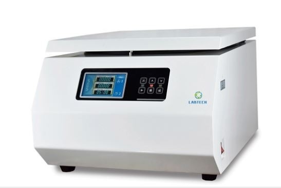 TD5B Centrífuga de baixa velocidade 6000r/min com função de identificação automática do rotor e RCF em funcionamento