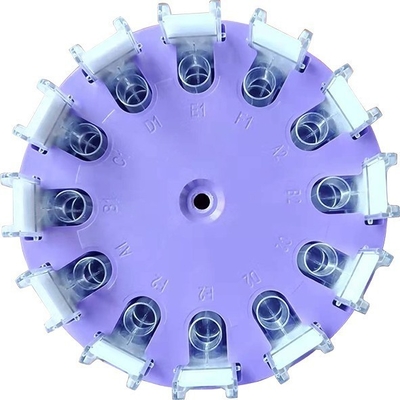 Centrífuga de borracha de células verticais de grau laboratorial 4000rpm com 12 clips de deslizamento de células e alta capacidade