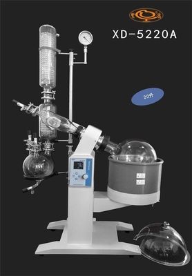 20 litros de evaporador rotativo 20l Rotovap 3.6L/min Levantamento automático de cantilever 0-190mm