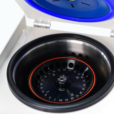 Microcentrífuga de alta velocidade ajustável no tempo com rotor de ângulo e motor DC sem escovas