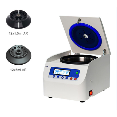 Centrífuga de alta velocidade de laboratório 16500r/min Capacidade máxima 12*5ml