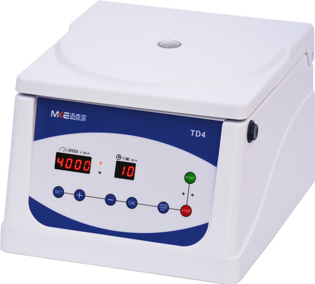 5ml/10ml/15ml Capacidade Centrífuga portátil de baixa velocidade 4000 RPM Máquina ultra-silenciosa com faixa de velocidade 0-4000rpm