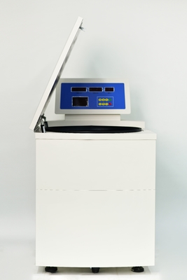 Centrífuga vertical de capacidade 4L com sistema de refrigeração que oferece controle de temperatura preciso de - 20°C a +40°C para separação sensível de amostras