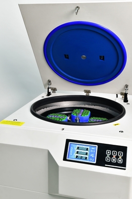 Centrífuga de laboratório de grande capacidade de 6*250 ml de alto desempenho com motor sem escovas e sistema refrigerado